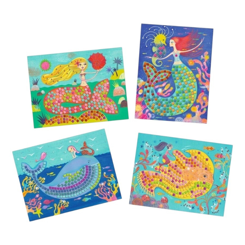 Mosaicos Infantil Sirena Djeco Mosaicos Infantil Sirena Djeco