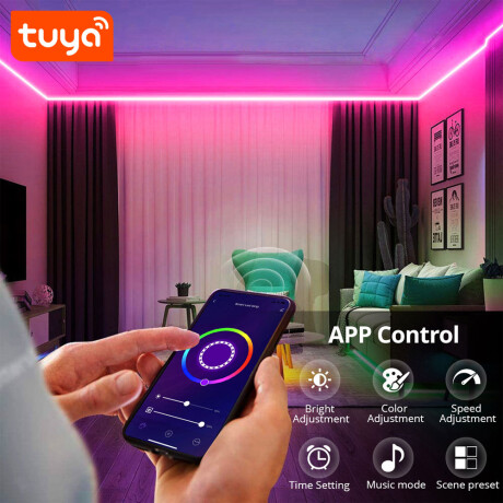 Cinta de Luces LED neon Tuya Smart WIFI RGB-IC 001