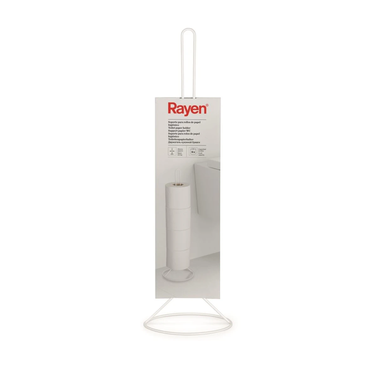 SOPORTE PARA ROLLOS DE PAPEL HIGIÉNICO 