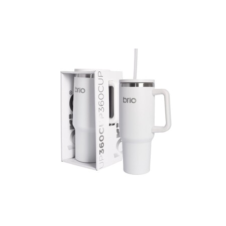 VASO TERMICO CON SORBITO 1200ML BRIO BLANCO