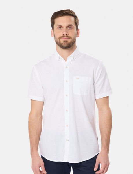 CAMISA DE LINO Blanco