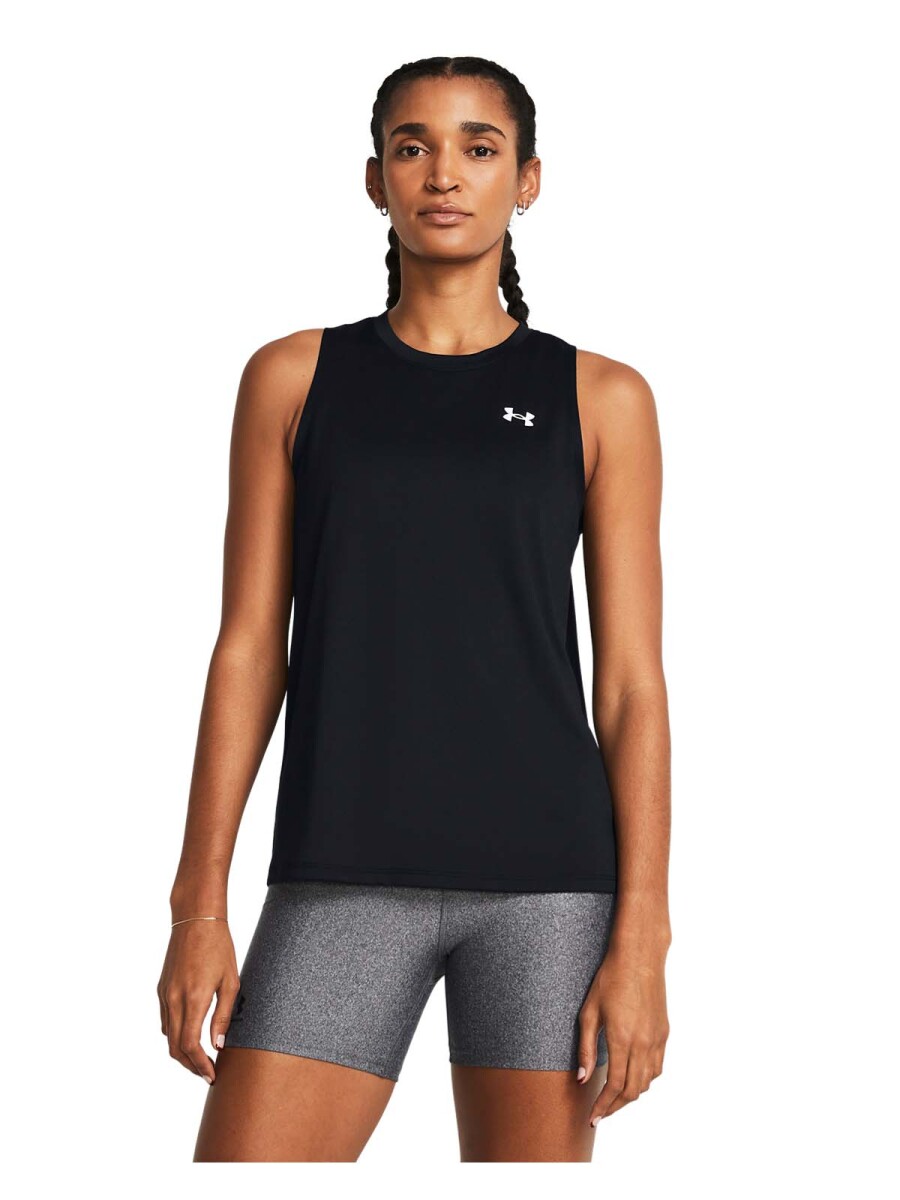 Musculosa UA Tech Tank Solid Mujer 1383655-001 - Negro 