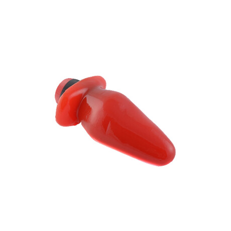 Estaca Anal XXL Con Vibrador Rojo