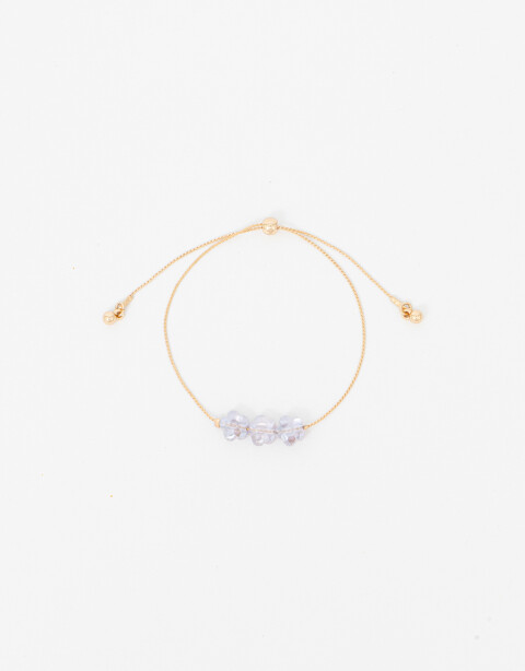 Pulseras Flexibles Con Dijes Pulsera Flexible Con Charms - Dorado