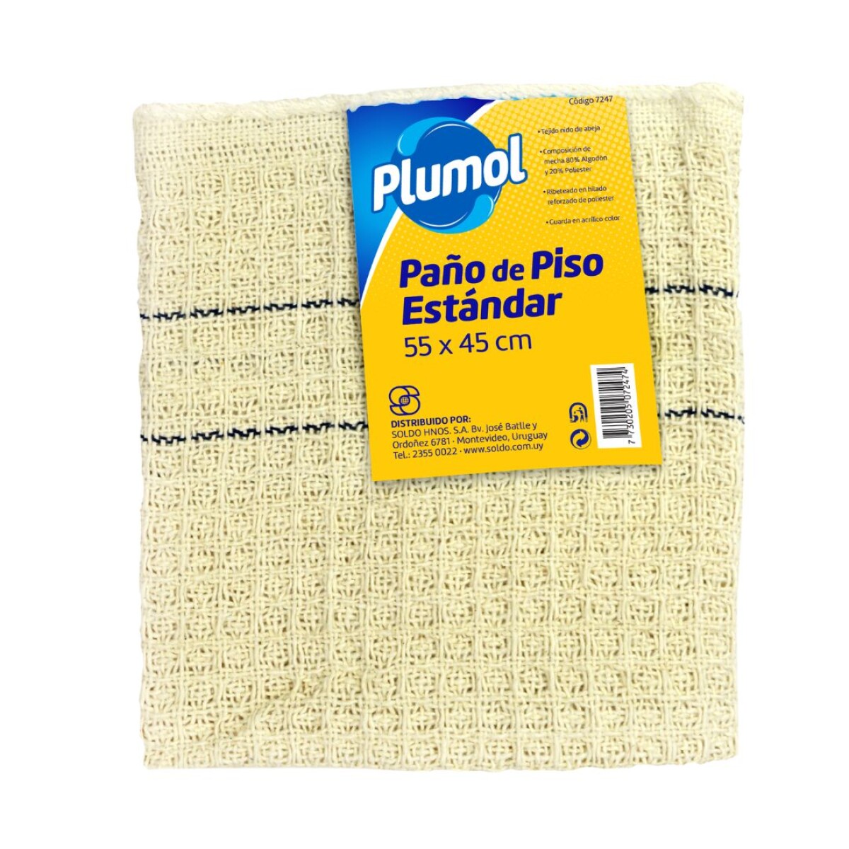 PAÑO PISO STANDAR (55 X 45) PLUMOL 