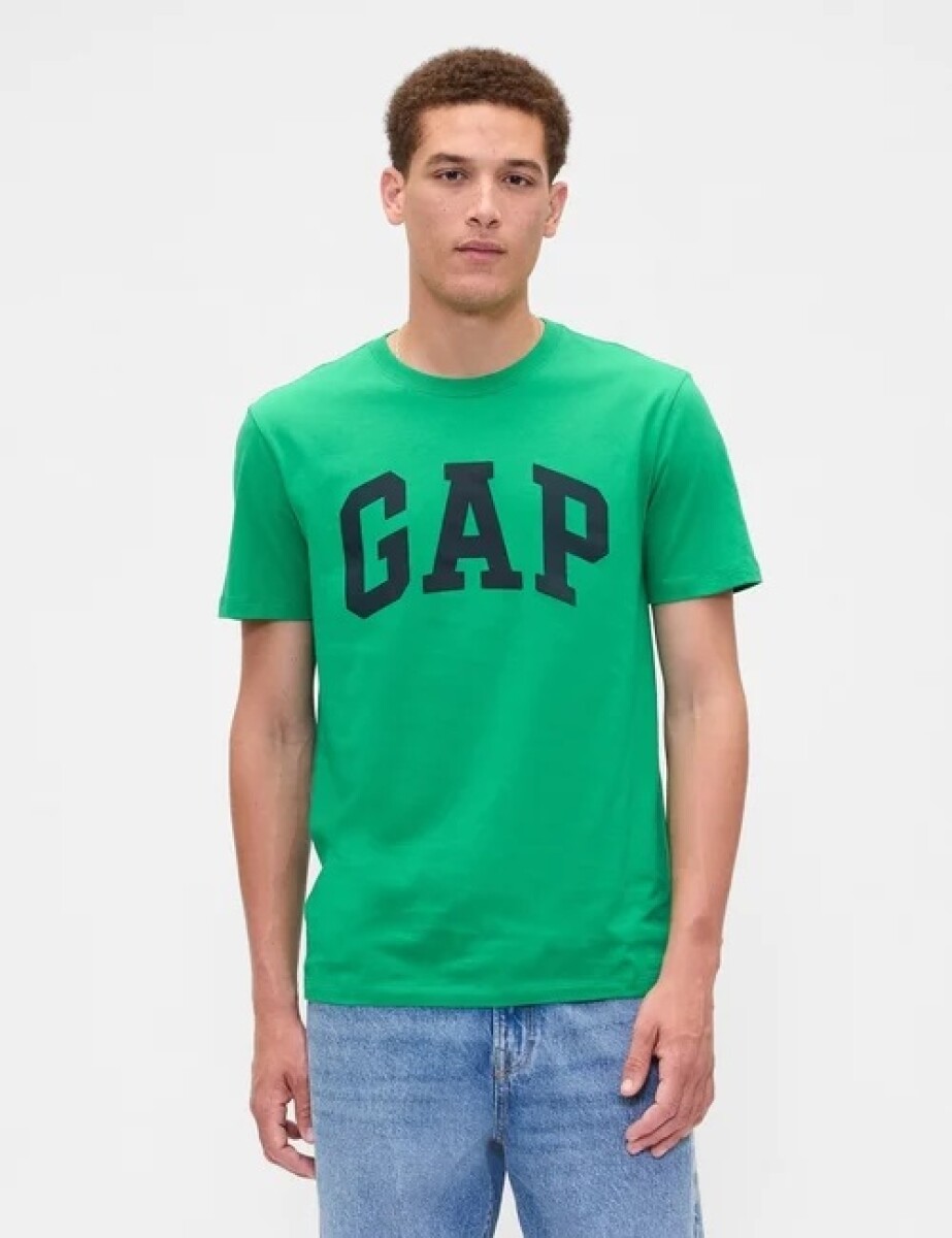 Remera Logo Gap Hombre - Gallant Green 