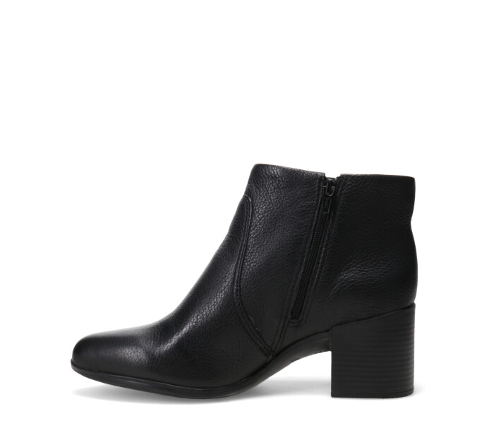 Botas de Mujer Bottero Caña Baja de Cuero Negro