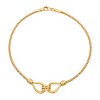 Pulsera Lazos córdon-Oro bajo-Sin Piedra-PU8047 sinpiedra