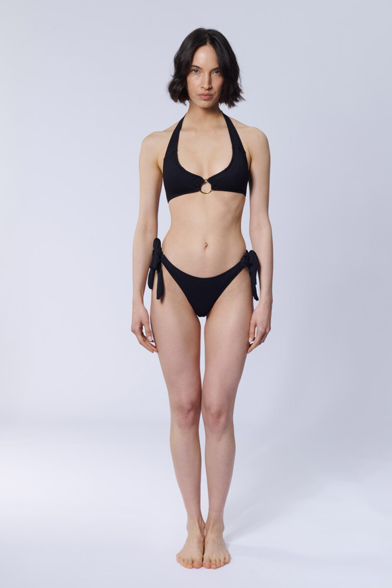 Top textura Negro