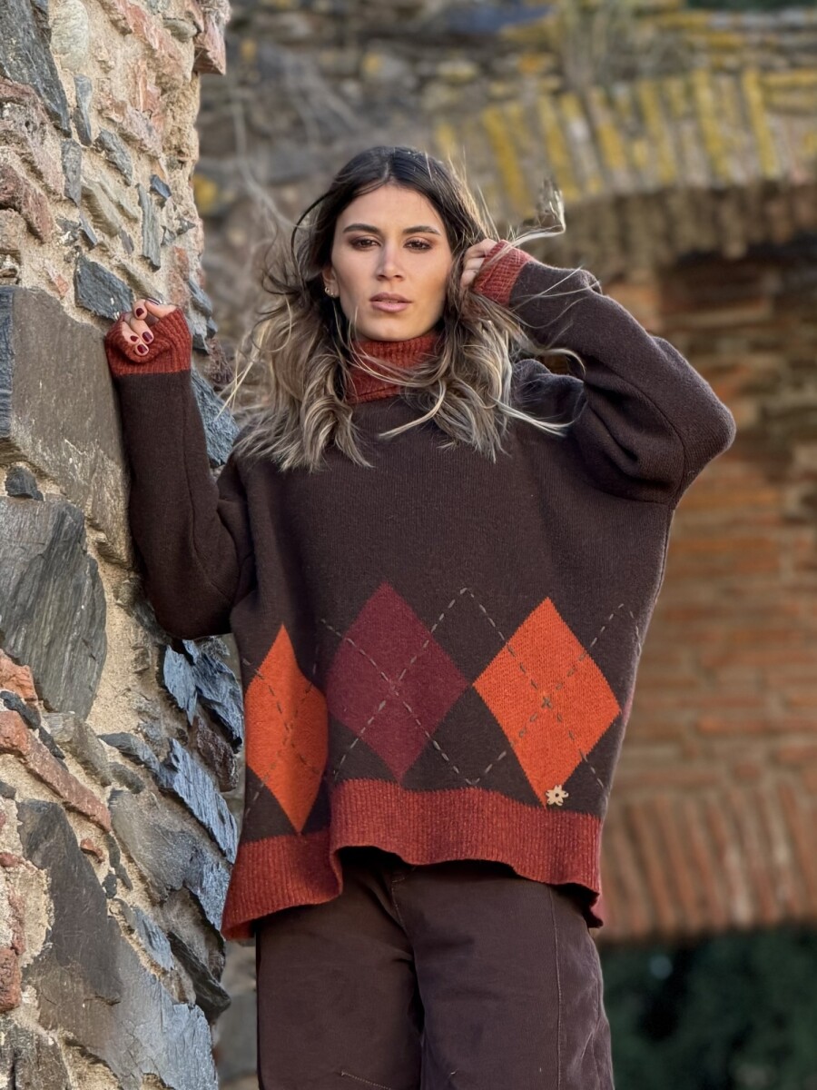 SWEATER RUMBO - MARRON 