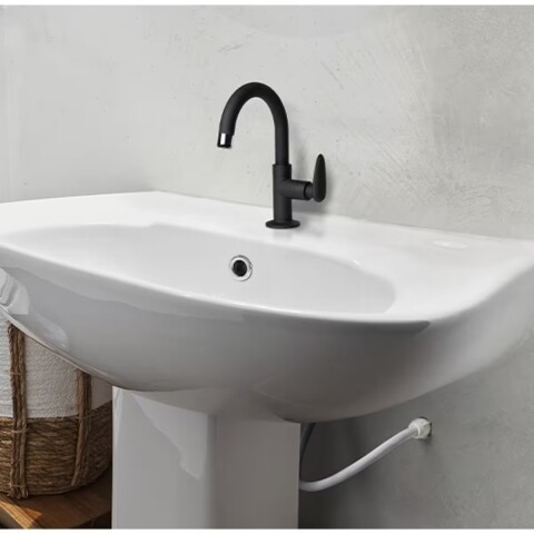 Grifo lavatorio mesa ALLURE DECORE negro mate Grifo Lavatorio Mesa Allure Decore Negro Mate