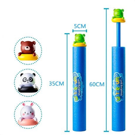 Pack X4 Lanzador Pistola De Agua Piscina 35cm Espuma Pack X4 Lanzador Pistola De Agua Piscina 35cm Espuma