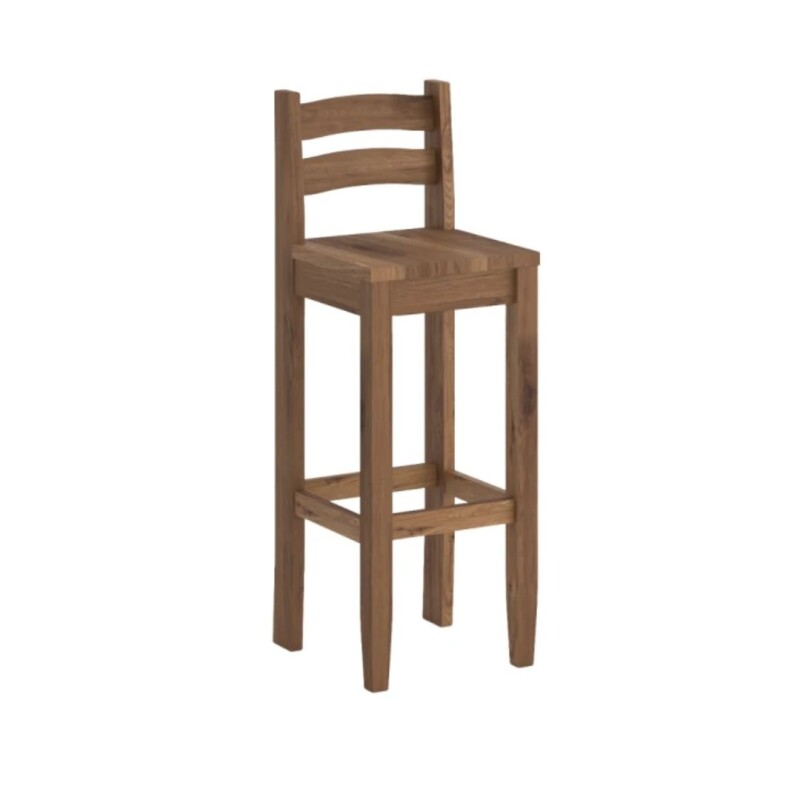 Desayunador Cocina Comedor 4 Bancos Madera Nogal Desayunador Cocina Comedor 4 Bancos Madera Nogal