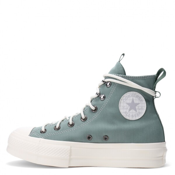 Championes de Mujer Converse All Star Lift Plataforma Play Herby Verde