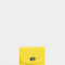 Billetera Clasico Billetera De Cuerina Con Broche - Amarillo Medio