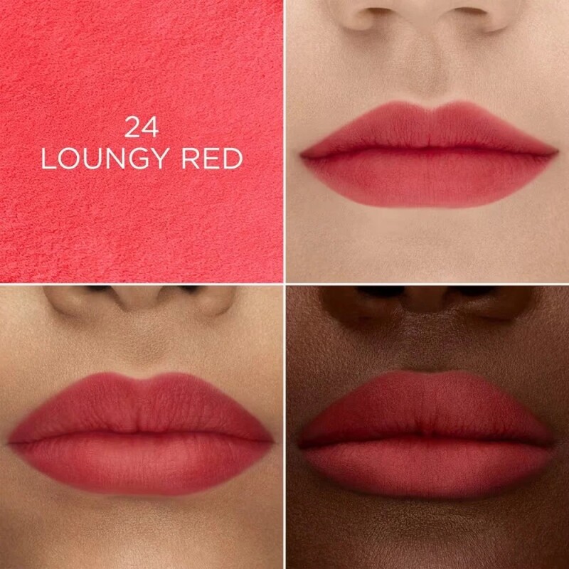 Labial Lancome Idole Cuddleblur Loungy Red Tono 24 Labial Lancome Idole Cuddleblur Loungy Red Tono 24