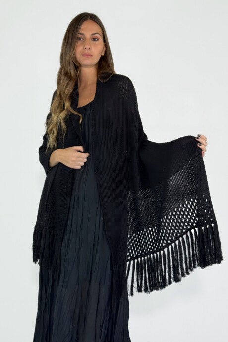 PASHMINA DELTA Negro