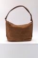 CARTERA SUEDE DOBLE ASA MARRON