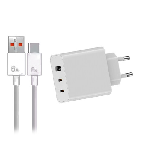 Cargador Original Xiaomi 67w Turbo Carga Rápida Adaptador Ue Cable Usb Tipo C CARGADOR XIAOMI 67W GAN