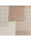 Mantel de vinilo BULMEURT 140 beige Mantel de vinilo BULMEURT 140 beige