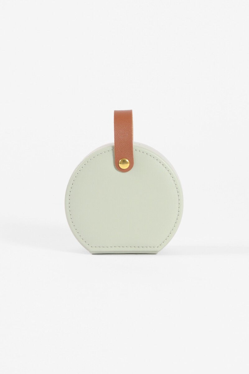 Alhajero organizador circular con strap verde