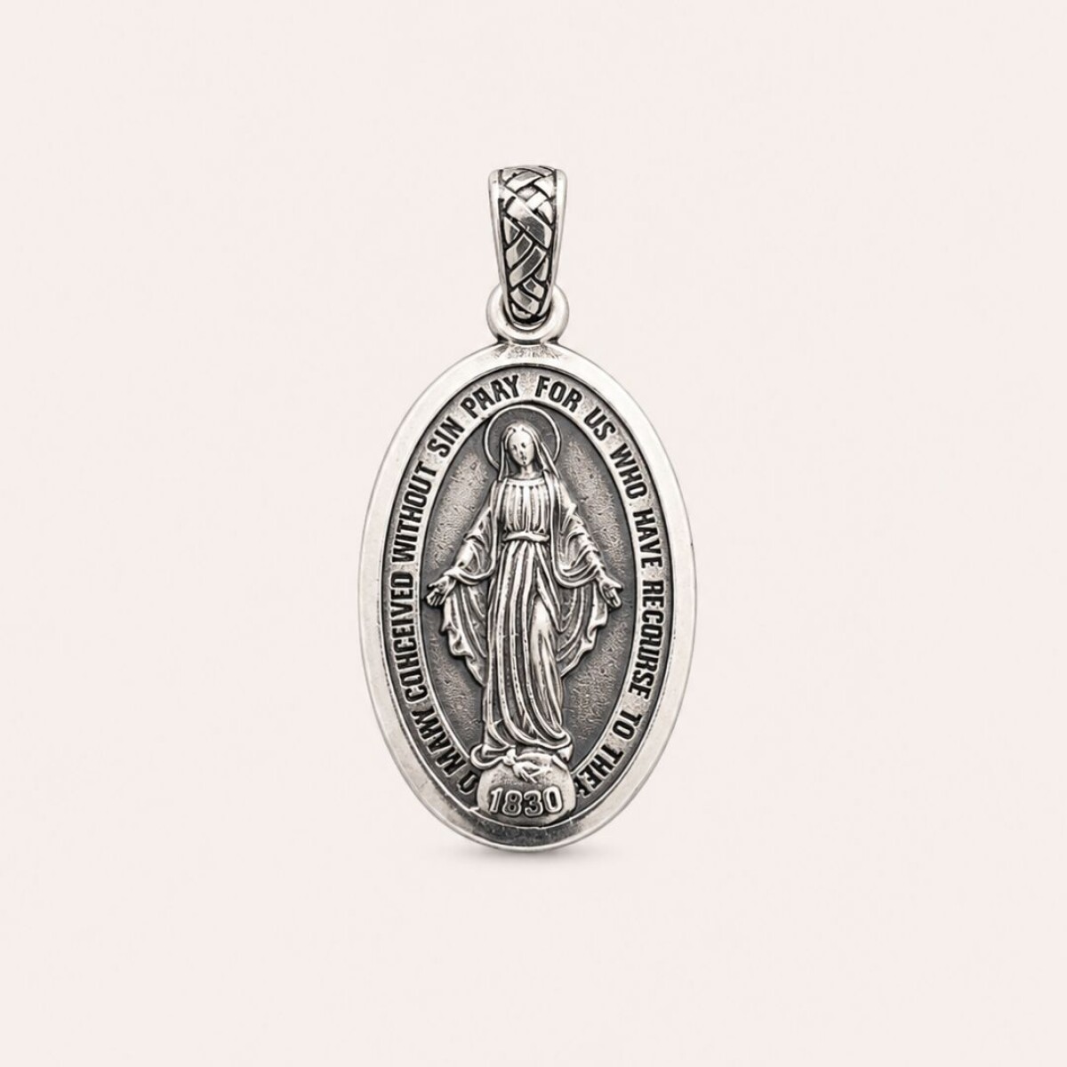 Medalla Virgen Milagrosa - Plata 925 