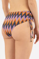 Bombacha alta jara print texturado Lurex zigzag