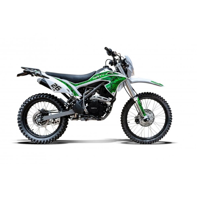 Moto Dirty Q26 200cc Verde