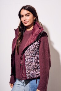 Chaleco Reversible Bordeaux