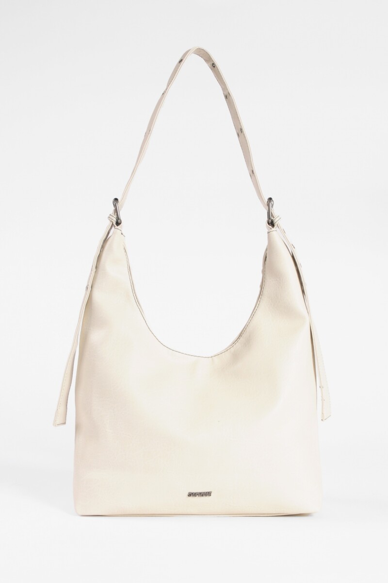 Cartera soft ojalillos crudo