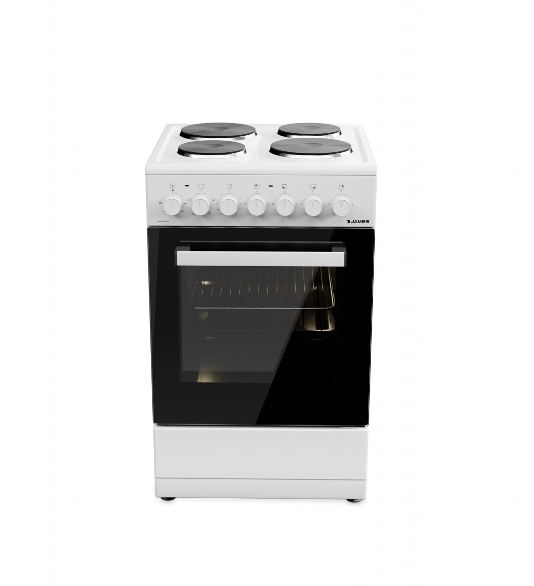 Cocina Electrica James 4 Discos Blanca 