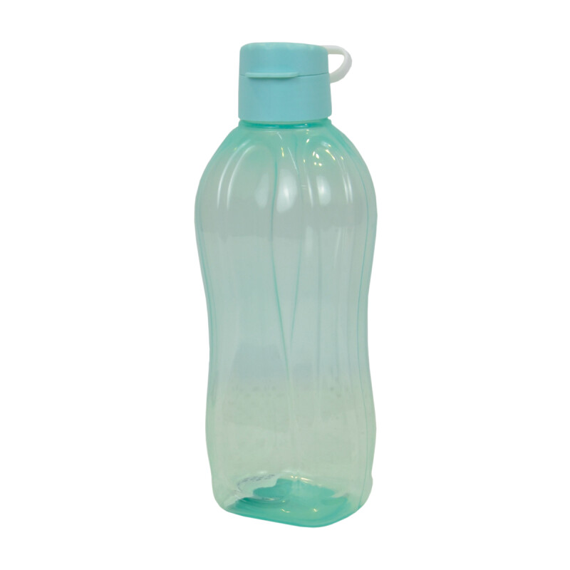 Botella caramañola plástica con tapón 1300 ml VERDE