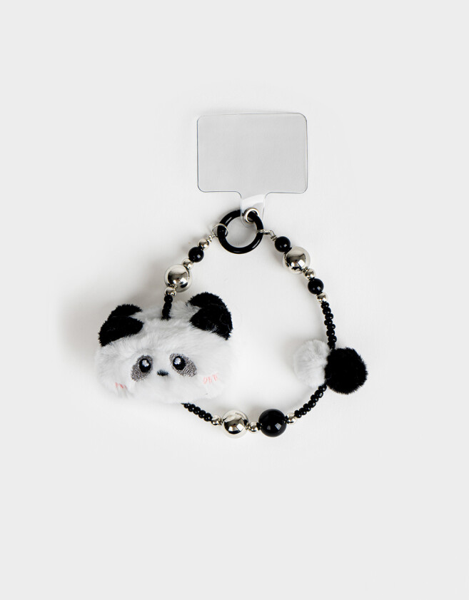 Accesorios De Celular Varios Accesorios Celular Strap Para Celular Con Peluche De Panda - Combinacion Bicolor