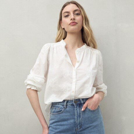 CAMISA ARABESCO Blanco