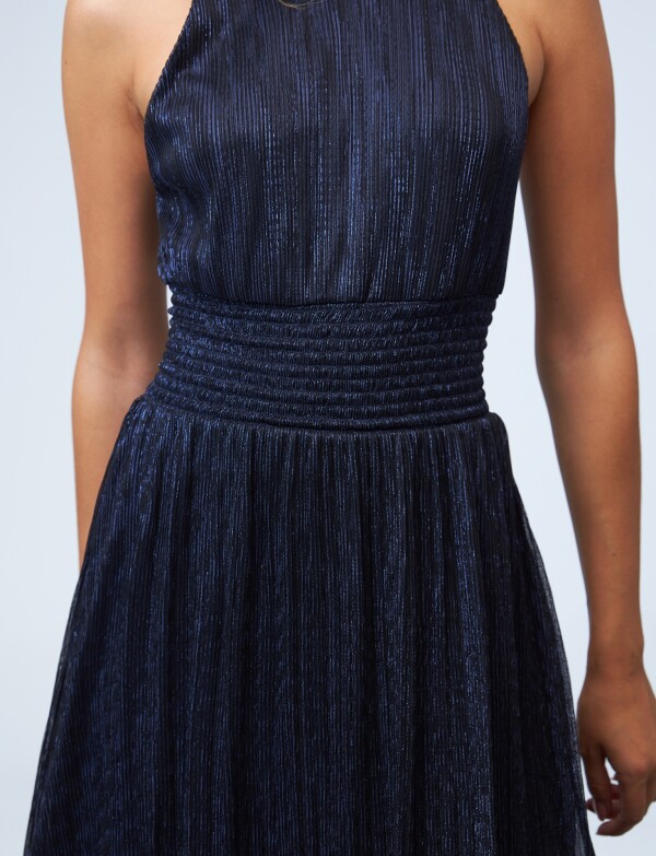 Vestido Lurex AZUL