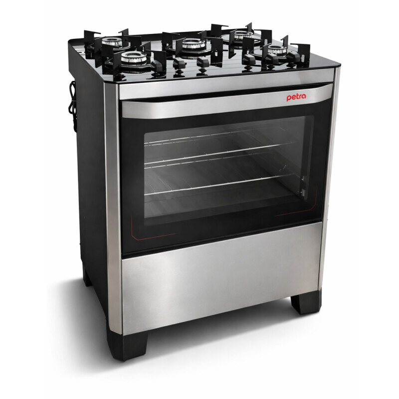 Cocina Petra Master Glass 5 Hornallas Color Negro Supergas Cocina Petra Master Glass 5 Hornallas Color Negro Supergas