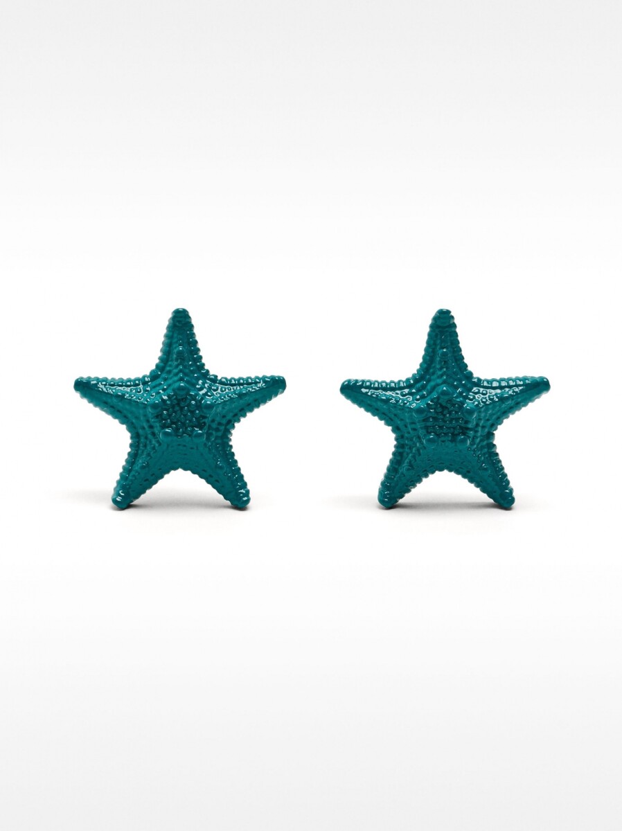 Pendientes De Estrellas De Mar - rosa 