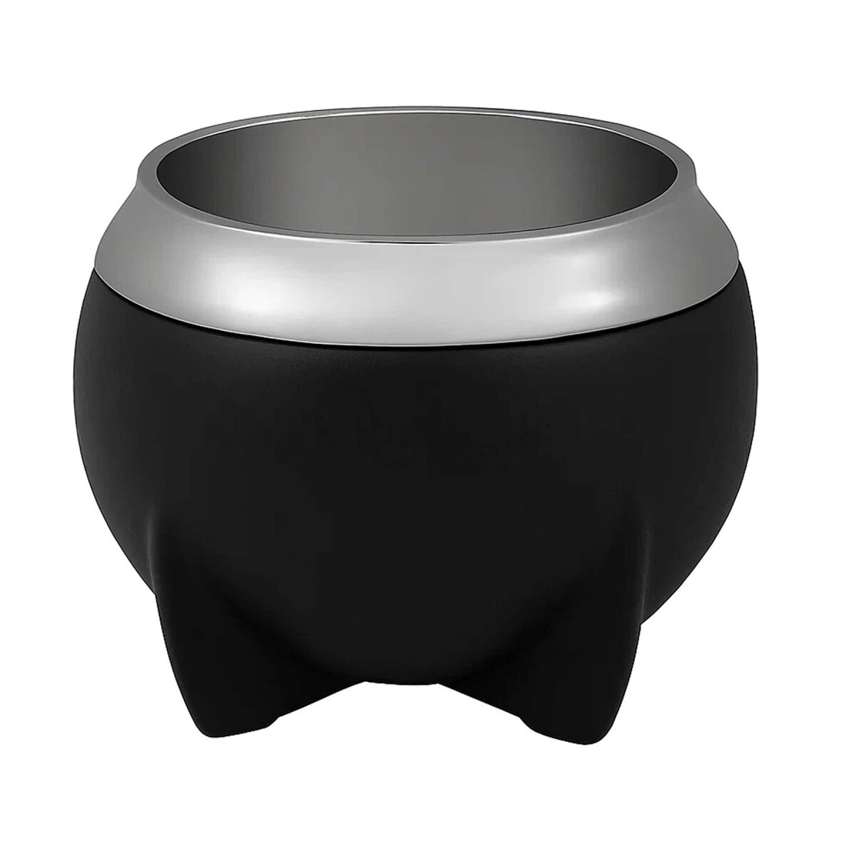 Mate Clásico de Acero Inoxidable Diseño Clásico Duradero - Color Negro 