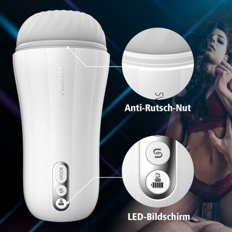 Masturbador con Vibrador Ultra Potente Robin Masturbador con Vibrador Ultra Potente Robin