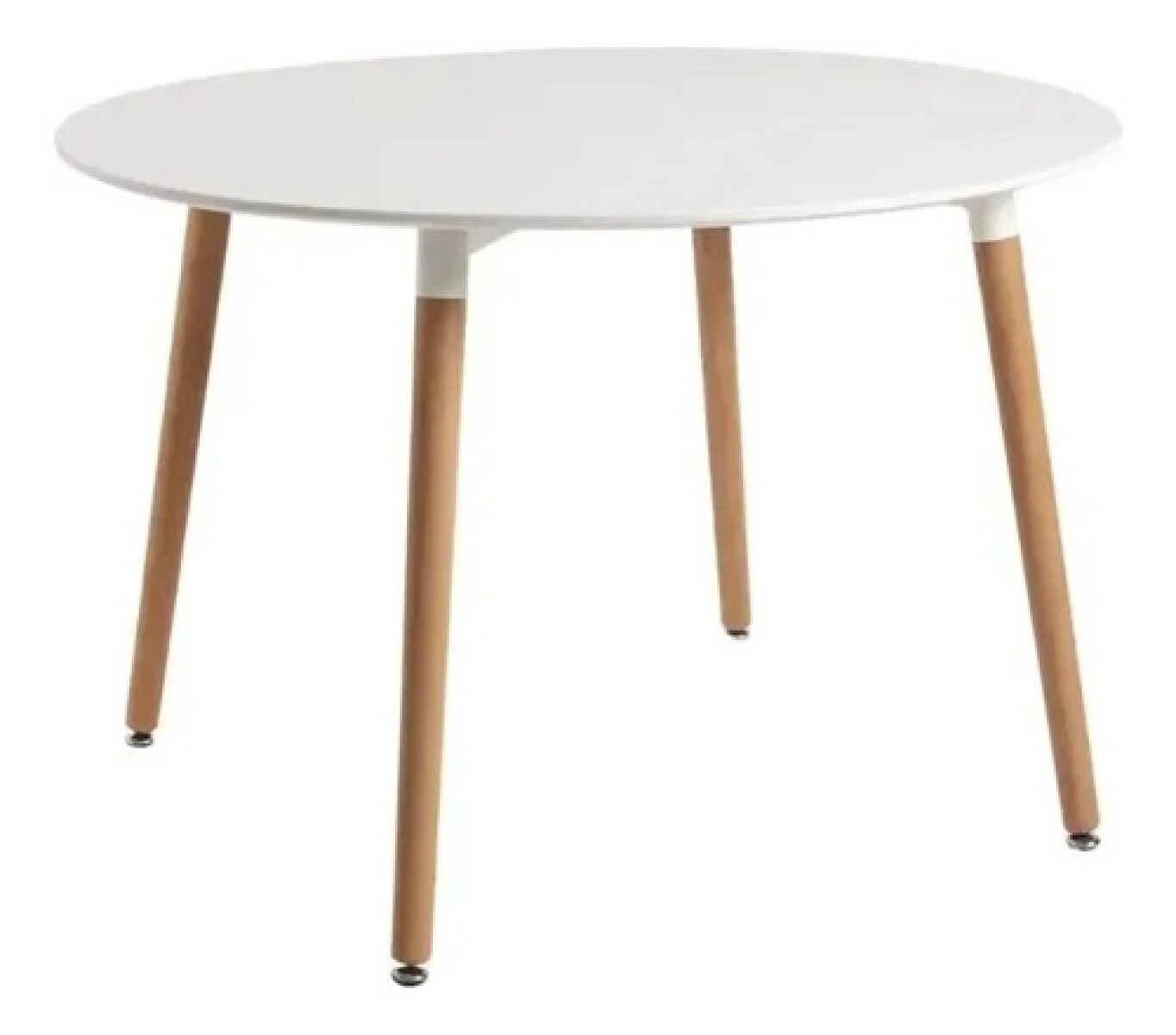 Mesa Comedor Cocina Milán Redonda Laqueada 80Cm Premium Ax - Blanco 1 