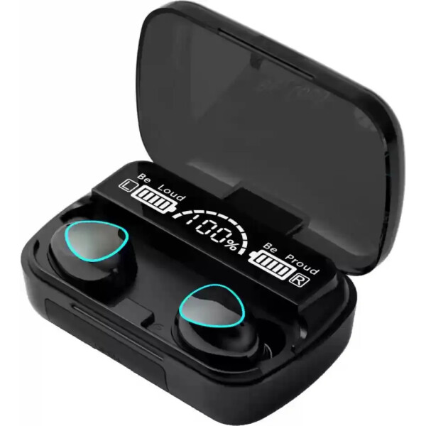 Auriculares Inalambricos negros C/estuche M10 Auriculares Inalambricos negros C/estuche M10