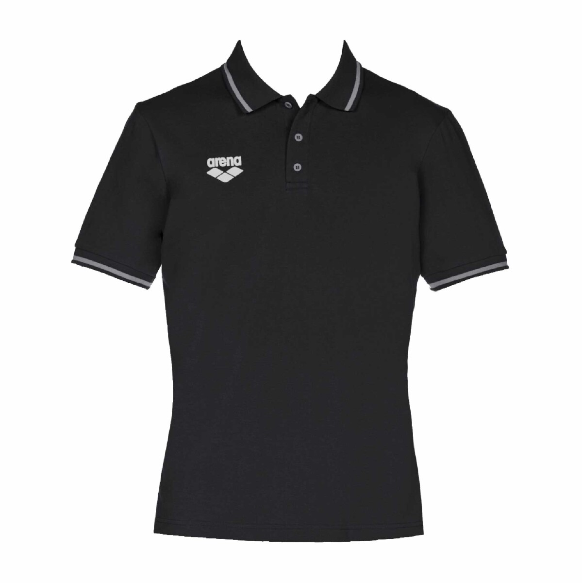 Remera Deportiva Unisex Arena Team Line Short Sleeve Polo - Negro 
