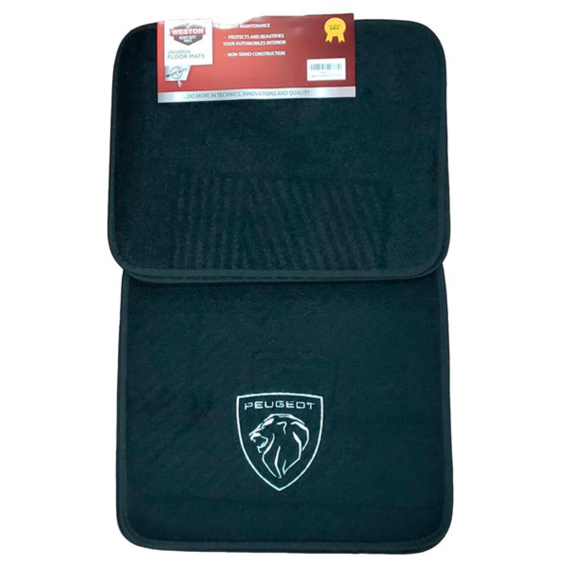 ALFOMBRAS CITROEN - PEUGEOT 4 PIEZAS MOQUETTE LOGO PEUGEOT WESTON 