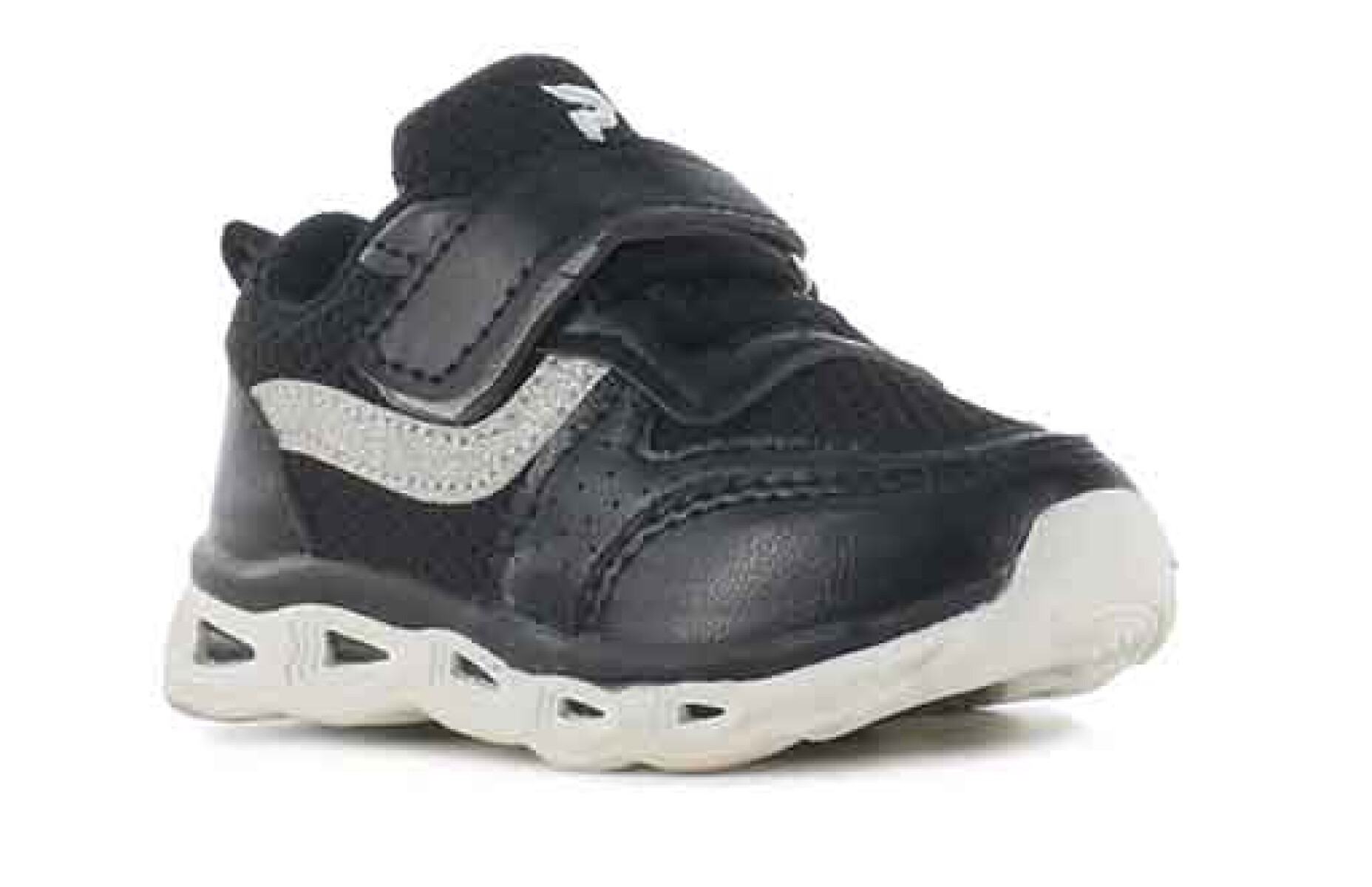 Championes de Niña Push con velcro y glitter NINA - Negro 