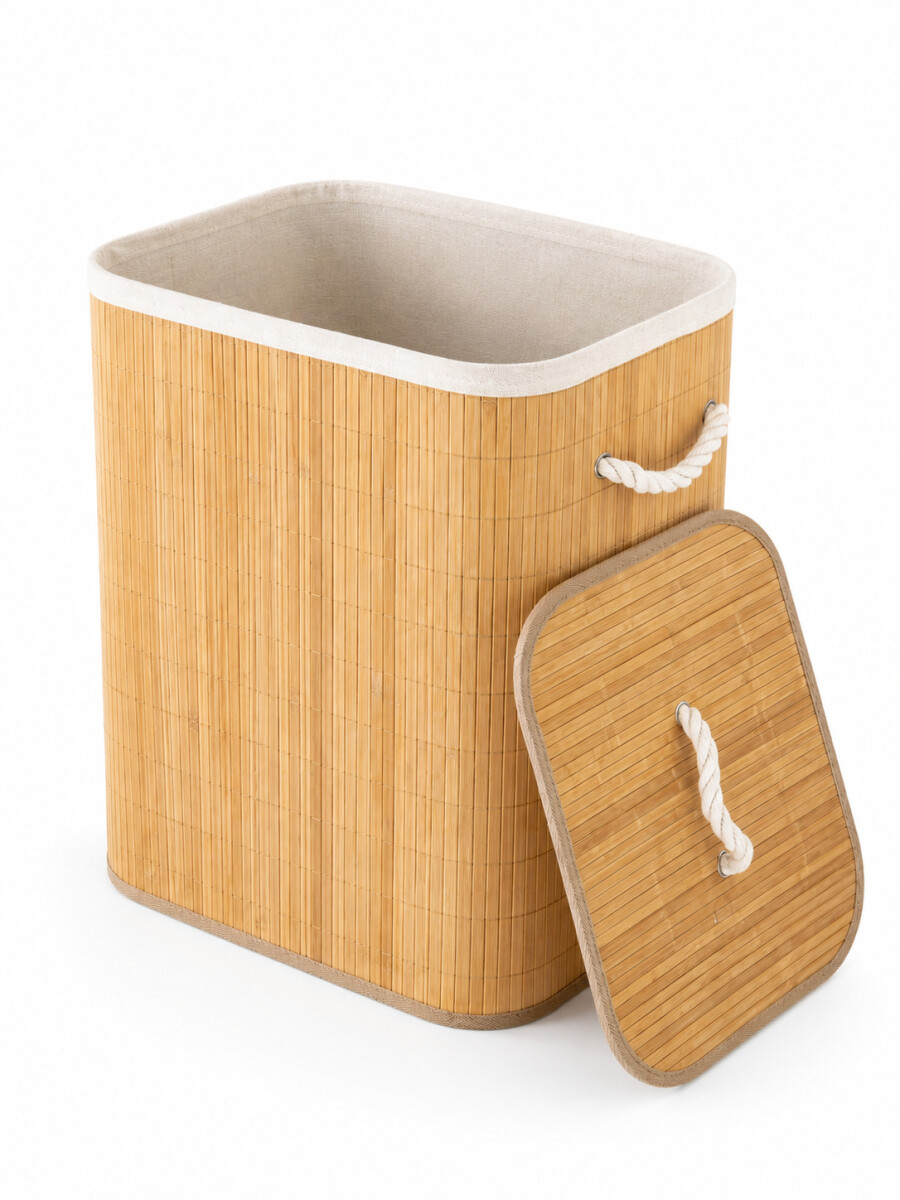 CESTO BAMBU PARA ROPA - NATURAL 