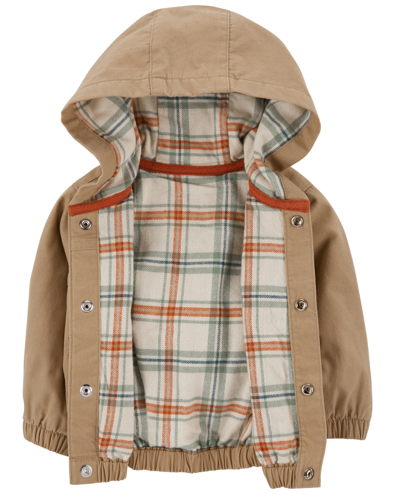 Campera de lona con forro de franela Campera de lona con forro de franela