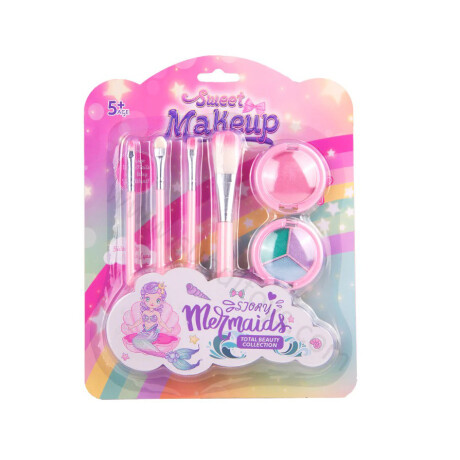 Set De Maquillaje Infantil Con Brochas Set De Maquillaje Infantil Con Brochas
