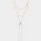 Collares Largos Collar Largo Multicadena Con Corazón - Dorado
