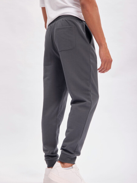 Pantalón deportivo jogger Basico Gris Oscuro