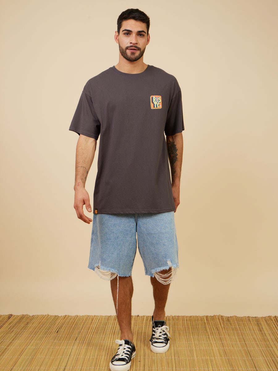 T-SHIRT AGULO RUSTY - Gris Oscuro 